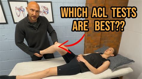 acl tear special test|how to diagnose acl injury.